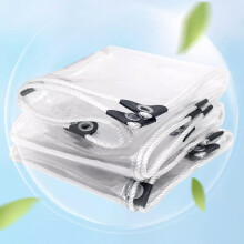Clear Vinyl Tarp 40x80in Waterproof Windproof Outdoor Tarpaulin for Patio Greenhouse and Pool