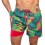 (XL, 6) Double Layer Beach Pants The Hydrofoils Supply Elastic Drawstring Waist High Stretchy 1