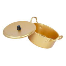 Small Korean Ramen Pot 2L Aluminum Noodle Cooker with Rapid Heating and Easy Clean Surface for Home