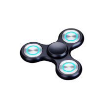 Metalen LED-fidgetspinner met lichtshow - Feestartikel met spectaculaire lichteffecten - Sensorisch speelgoed voor kinderen en vol_M