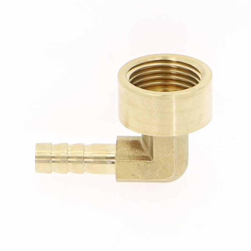 1/2 Inch Brass Hose Fitting 90 Degree Elbow Connector, Solid Brass LeakâResistant Adapter For Water And Gas 9073542094067