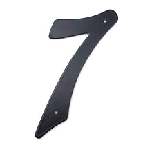 Black Metal House Numbers 4 Inch, Rustproof Zinc Alloy Door Number Signs for Home, EasyRead Outdoor