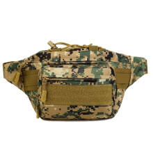 Tactical Waist Pack with MOLLE System, Water‑Resistant 900D Nylon Military Fanny Pack for Hiking Camping (Jungle Camouflage)