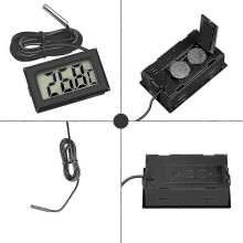 4x Digital Lcd Thermometer Temperature Monitor with External Probe for Fridge