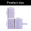 Light Weight Foldable Leather Binders Notebook Compacts-Purple 4