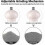 Premium Oak Salt and Pepper Mill Set With Adjustable Grind Settings and Refillable Design_M 3