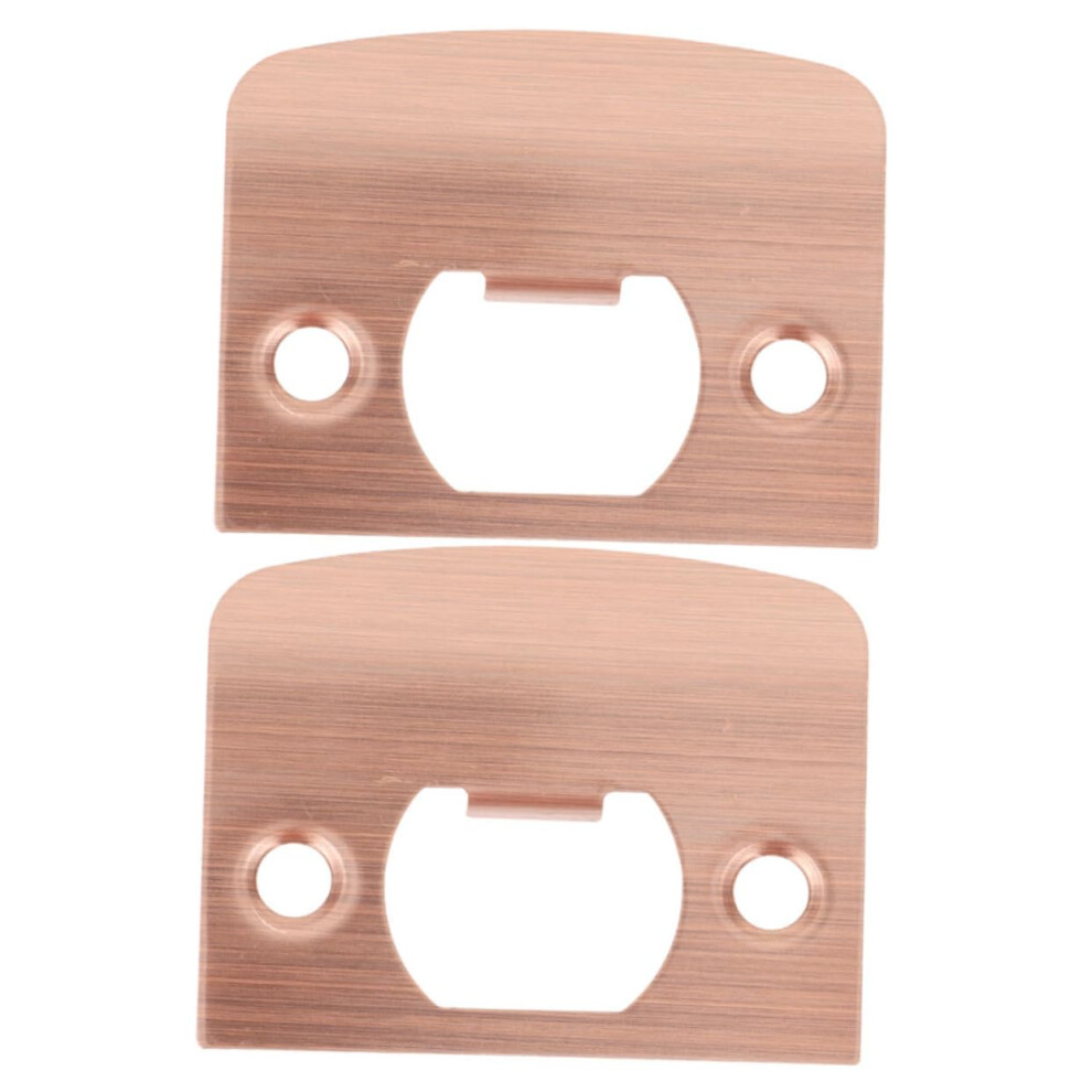 2Pcs Door Strike Plate Kit For Wooden Doors, Secure Reinforcement And Smooth Locking Performance 9330225425052