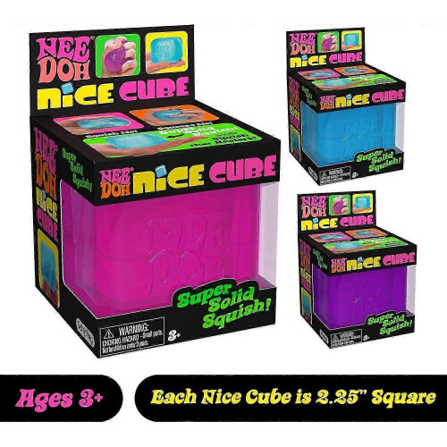 Sensory Squeeze Toy, Nice Cube with Super Solid Squish for Stress Relief Fidget Toy_M 1
