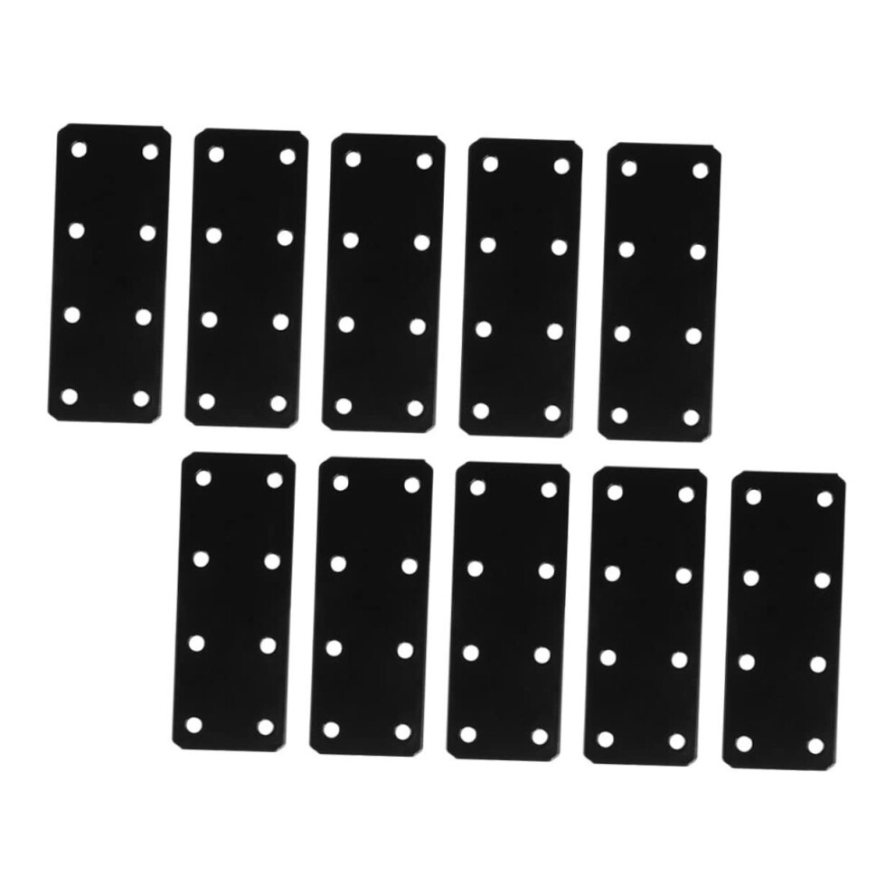 10Pcs Heavy Duty Flat Corner Braces For Furniture Durable Iron Reinforcement Plates For Cabinets And Shelves 9073542094340