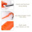 Paint Roller Tray Set - 10pcs 4 Inch Mini Roller Paint Brush Foam Paint Roller 4