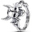 Stranger Things Upside Down Ring, Sterling Silver, 793563R10 1