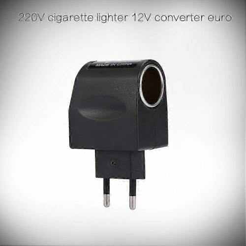 12V Car Cigarette Lighter to AC Power Outlet Adapter Converter_M 1