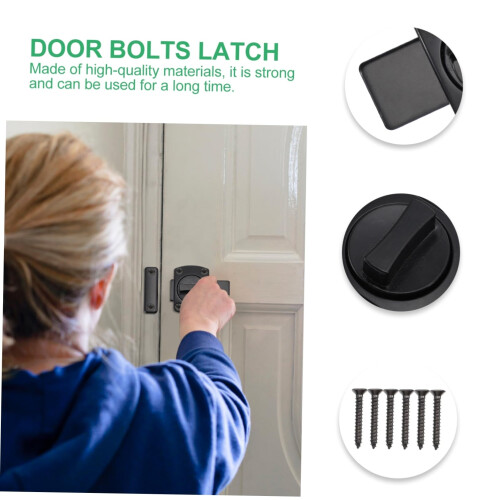 Zinc Alloy Heavy Duty Sliding Door Lock and Gate Latch, AntiTheft Security, Easy DIY Installation 1