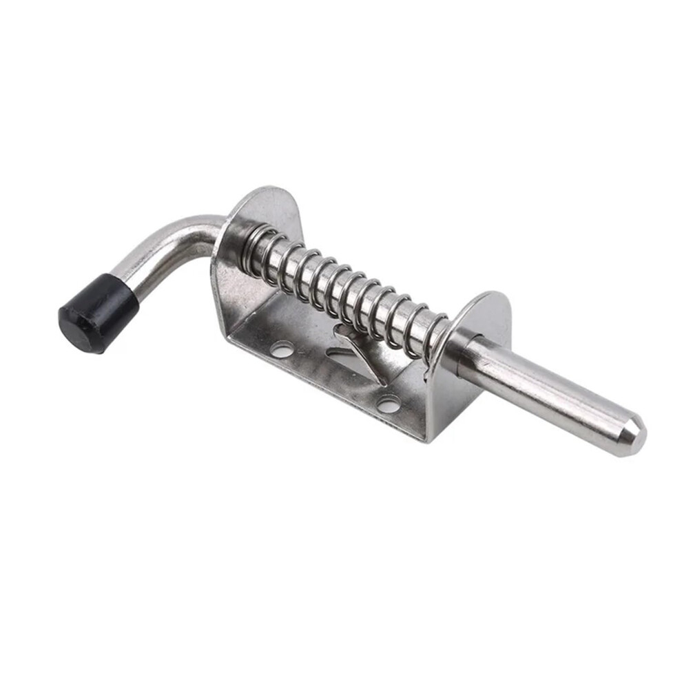 1 Pack Silver Stainless Steel Door Latch With Secure Snap Closure For Cabinet And Interior Door Security 9073542094432