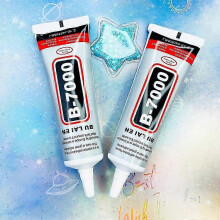 (50ml*2) B7000 Glue Clear with Precision Tip, B7000 Rhinestone Glue Set, Craft Glues with 5-Point Pen Tool