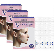 (3Boxes) V-Face Lifting Invisible Adhesive Tape,v-face Lift Tape with Bands,neck Tape
