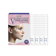 (1Box) V-Face Lifting Invisible Adhesive Tape,v-face Lift Tape with Bands,neck Tape