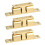 3pcs Solid Brass Ball Catch Door Latch with Adjustable Holding Strength for Closet and Cupboard 1