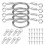 Picture Hanging Kit for Frames and Mirrors with Adjustable Heavy Duty Wire, 50 lb Capacity, 4 pcs Set 1