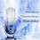720 Flippable Bladeless Tower Fan, Oscillating Silent Fan with 5 Modes,  Efficient for Bedroom Office White 7