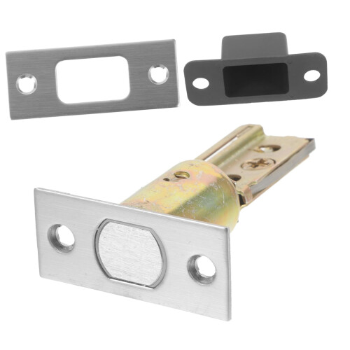 Invisible Deadbolt Lock for Bedroom Door Security, Stainless Steel Tubular Design, Adjustable Backset