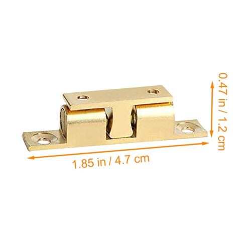 3pcs Solid Brass Ball Catch Door Latch with Adjustable Holding Strength for Closet and Cupboard 1