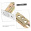 Invisible Deadbolt Lock for Bedroom Door Security, Stainless Steel Tubular Design, Adjustable Backset 5