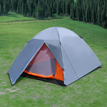Waterproof Camping Tent Double Layer Windproof Rainproof Sunproof Outdoor Family Tent for Hiking and Picnic