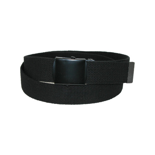 CTM Fabric Adjustable Belt with Black Buckle 2