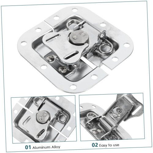 Chrome Plated Butterfly Latch for Flight Case and Suitcase, Lightweight Aluminum Quick Lock Design 2