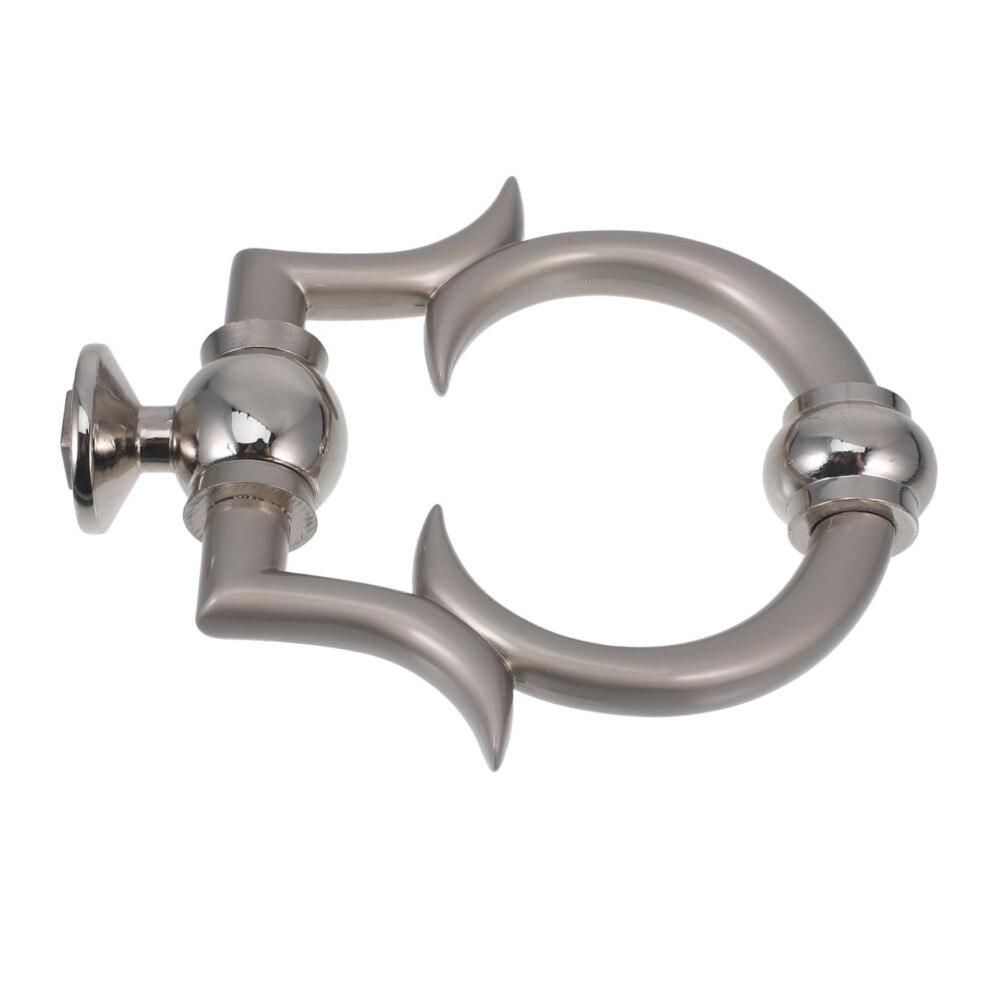 European Style Zinc Alloy Door Knocker Chrome Finish, Elegant Front Door Hardware With Durable Design 9330225425809
