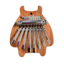 Mini Kalimba met 8 toetsen, duimpiano, schattige draagbare vingerpiano, houten marimba, leuk accessoire, hanger, cadeau