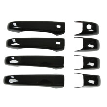 Copertura maniglia esterna portiera auto, nera lucida, ricambio per Jeep Grand Cherokee WK2 WL 2011-2022