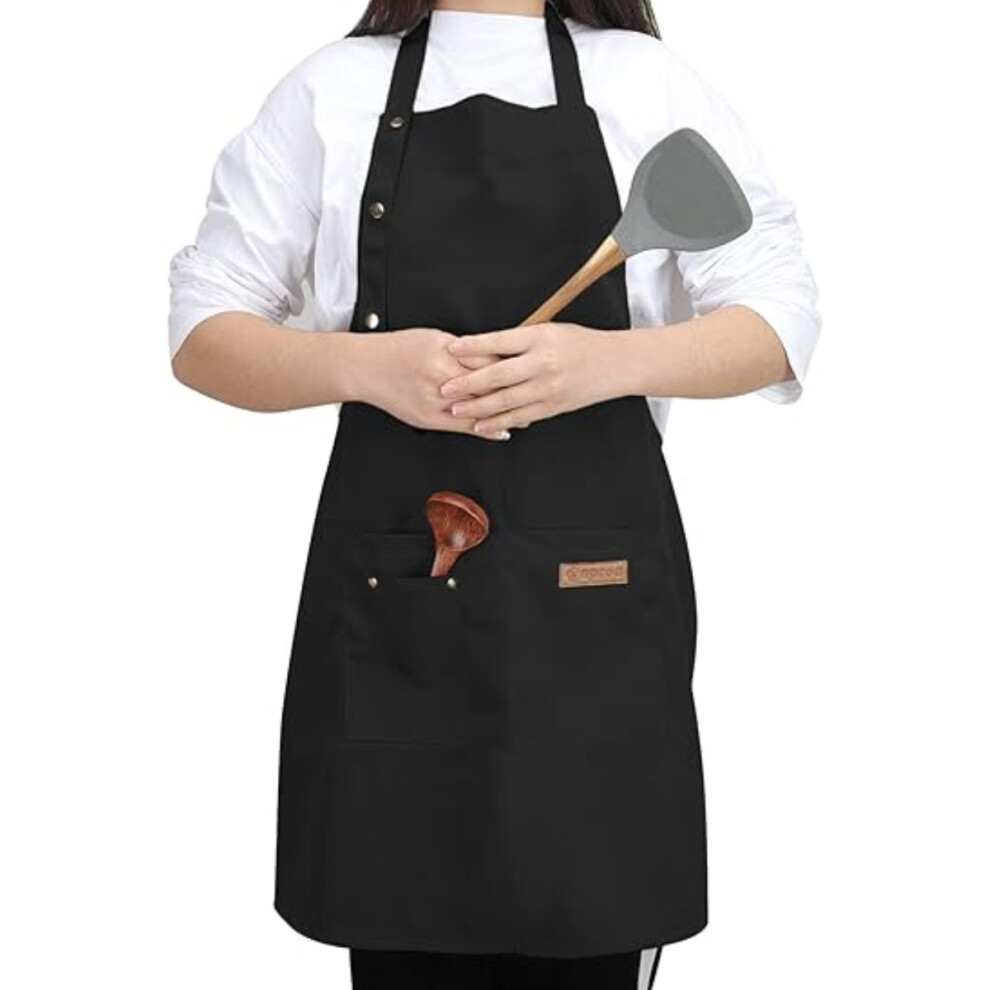 Women's Apron Men's Apron Barbecue Chef Cooking Artist Tarpaulin Adjustable Kitchen Apron 3564946437018