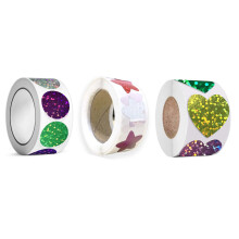 Easy To Use Self-Adhesive Stickers, Vibrant Glitter Hearts For Creative Projects, Cards, Envelopes, Gift Boxes, Daily Plan, Stationery, Scho