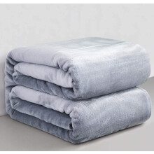 Hyggeligt tæppe gråt 150 x 200 cm tæppe fleece tæppe ekstra blødt og varmt sofatæppe/sofatæppe fluffy tæppe mikrofiber sengetæppe