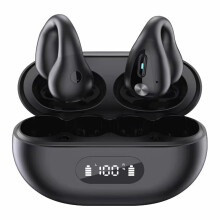 Luujohtoiset kuulokkeet, langattomat korvaklipsikuulokkeet luujohtoisella tekniikalla, luujohtoinen langaton Bluetooth 5.3, klipsikuulokkeet