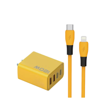 USB-C-auf-USB-C-Kabel, Schnellladelösung für iPhones mit Dual-Port-Ladegerät, breite Kompatibilität mit Mobiltelefonen und Tablets,