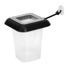 Oasis de alimentación acuática: Anillo de alimentación universal para peces compatible con gusanos rojos, larvas de mosquito y alimento seco