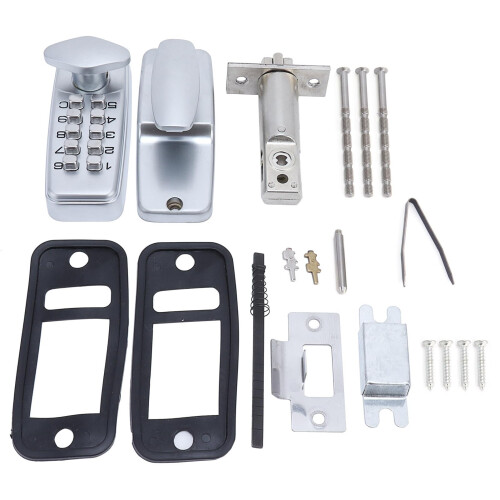 Keyless Combination Cabinet Lock 28 Digit Zinc Alloy Door Lock with Singlecode Access and Easy Installation