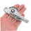 2 Sets Window Safety Lock Stainless Steel Crescent Sliding Window Lock for Enhanced Security 4