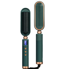 Piastra e arricciacapelli professionale riscaldato con ioni negativi, riscaldamento in ceramica PTC e doppio strato antiscottatura, temperat