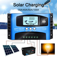Controlador solar industrial com amostragem AD de 16 níveis, tecnologia MPPT para alta eficiência de carregamento e ajuste automático de par