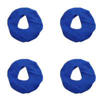 Blaue 4er-Packung weiche CPAP-Maskeneinlagen, Vollgesichts-CPAP-Maskenbezüge, Atemschutzzubehör