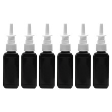 st 50 ml färgad plastsprayflaska, kosmetisk plast liten