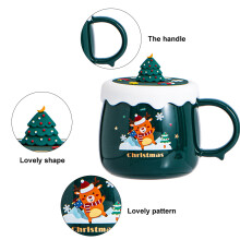 Weihnachtstasse aus Keramik, niedliche Weihnachtstasse, Weihnachtsgeschenk für Frauen, Männer, Kinder, Büro und Privat