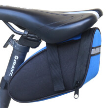Equipamiento listo para la aventura: tejido de alta densidad, bolsa para sillín de bicicleta de fácil acceso, diseño sólido y duradero compa
