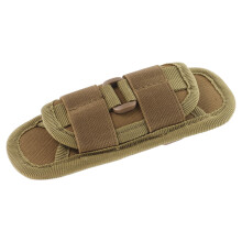 360 Rotatable Tactical Flashlight Pouch with Belt Clip, MOLLE Compatible Heavy Duty Nylon Holder for Outdoor Use