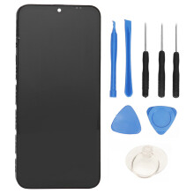 6,6 hüvelykes LCD kijelző kerettel, érintőképernyős digitizerrel, Samsung Galaxy A14 A146u1 A146a A146w S146dl készülékhez, fek