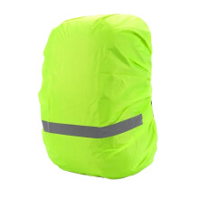 Waterproof Backpack Rain Cover Green M, Reflective Durable Outdoor Protection for Hiking and Cycling
